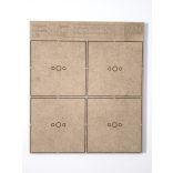 MDF alap - Négyzet  I60 - 4 db