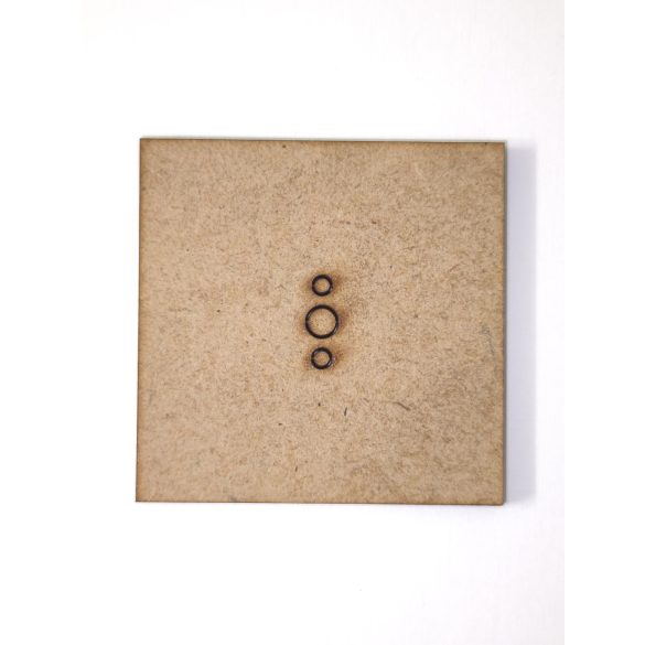 MDF alap - Négyzet  I60 - 4 db