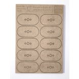 MDF alap - Pill 50x25 - 10 db