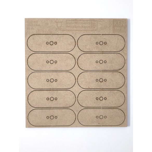 MDF alap - Pill 70x25 - 10 db