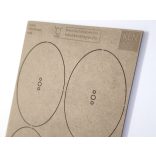 MDF alap - Ovalis 105x70 - 4 db