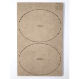MDF alap - Ovalis 120x92 - 2 db