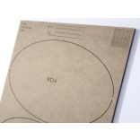 MDF alap - Ovalis 170x105 - 2 db