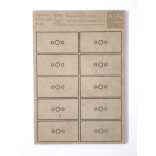 MDF alap - Téglalap  50x25 - 10 db