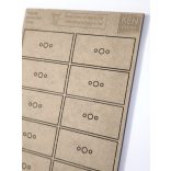 MDF alap - Téglalap  60x30 - 10 db