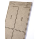 MDF alap - Téglalap  100x50 - 4 db