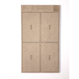 MDF alap - Téglalap  100x60 - 4 db