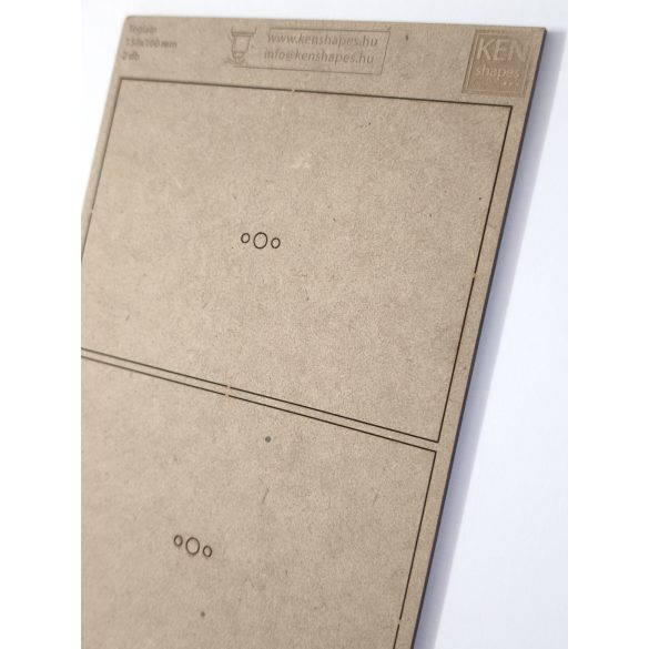 MDF alap - Téglalap  150x100 - 2 db