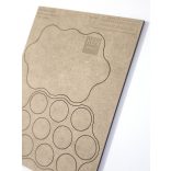 MDF Mozgató séma - Kör 10x d25 - 1 db felhő forma