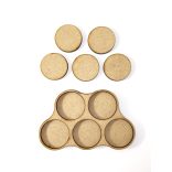 MDF Mozgató séma - Kör 5x d30 - 2 db felhő forma