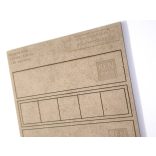 MDF Mozgató séma - Négyzet 5x I25 - 2 db egysoros forma