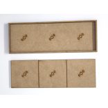 MDF Mozgató séma - Négyzet 10x I25 - 1 db kétsoros forma