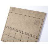 MDF Mozgató séma - Négyzet 10x I30 - 1 db kétsoros forma