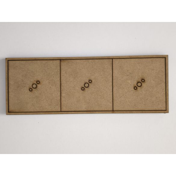 MDF Mozgató séma - Négyzet 5x I50 - 1 db piramis forma