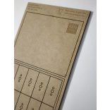 MDF Mozgató séma - Téglalap 10x 25x50 - 1 db kétsoros forma