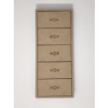 MDF Mozgató séma - Téglalap 10x 25x50 - 1 db kétsoros forma