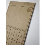 MDF Mozgató séma - Téglalap 10x 30x60 - 1 db kétsoros forma