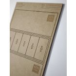 MDF Mozgató séma - Téglalap 5x 30x60 - 2 db egysoros forma