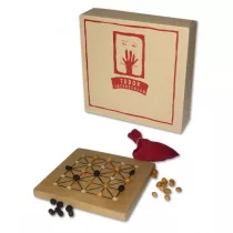 Fa táblás logikai játék - Tudor III. (Alquerque)