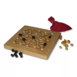 Fa táblás logikai játék - Tudor III. (Alquerque)