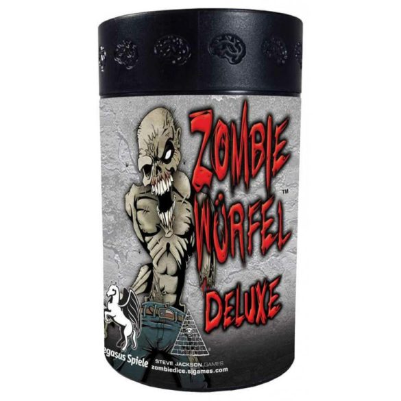Zombie Würfel Deluxe kiadás (Zombie Dice, Zombi kocka) BONTOTT társasjáték