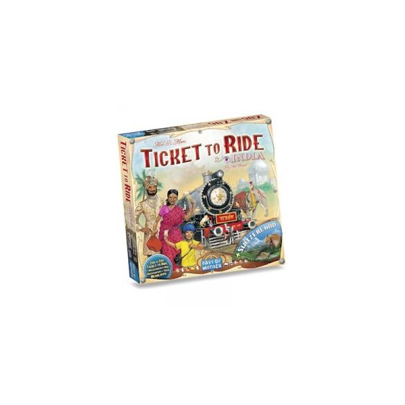 Ticket to Ride - India and Switzerland (eng)