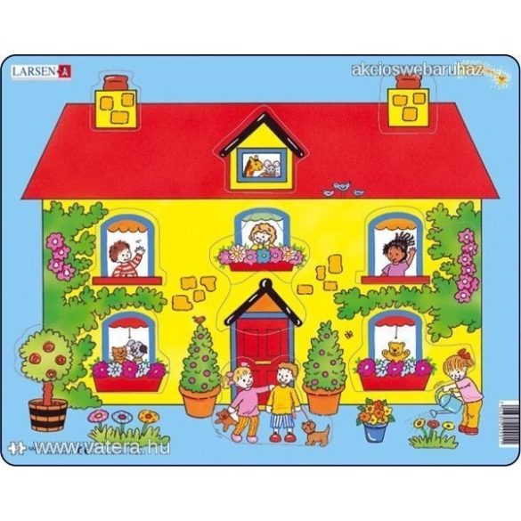 Larsen maxi puzzle 10 db-os Meseház