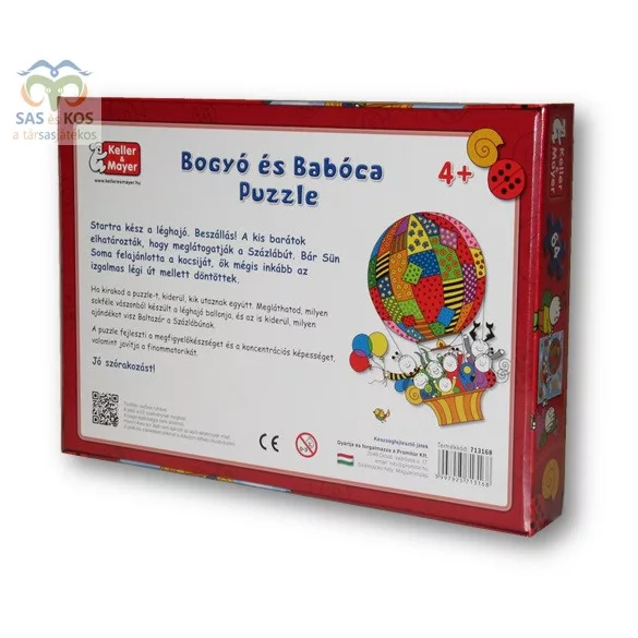 Bogyó és Babóca 64 db-os puzzle Léghajó