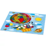 Bogyó és Babóca 64 db-os puzzle Léghajó
