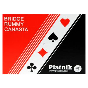 Kártya, francia kártya - 2x55 darabos (römi, 2x55 lap)