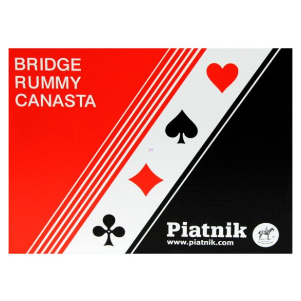 Kártya, francia kártya - 2x55 darabos (römi, 2x55 lap)