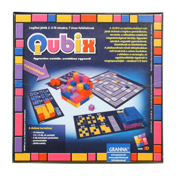 Granna Qubix 3D társasjáték