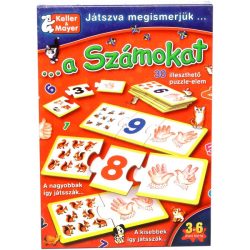Játszva megismerjük a számokat - BONTOTT társasjáték