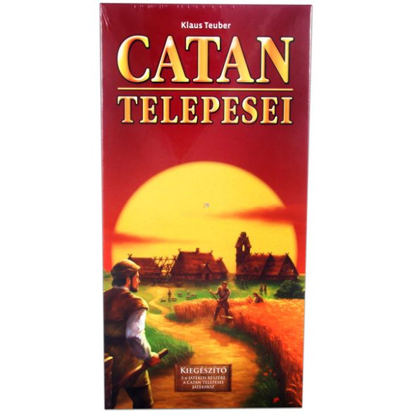 Catan telepesei kiegészítő 5-6 főre