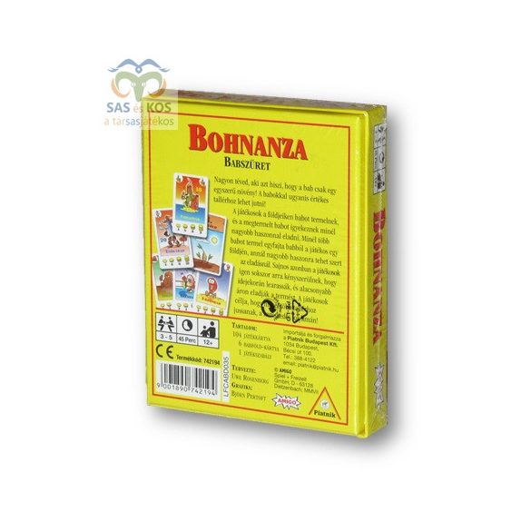 Babszüret - Bohnanza BONTOTT társasjáték