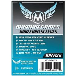   Kártyavédő tok - (100 db) - 45 mm x 68 mm - Mayday Games MDG-7080