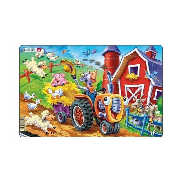 Larsen midi puzzle 16 db-os Mókás gazdaság
