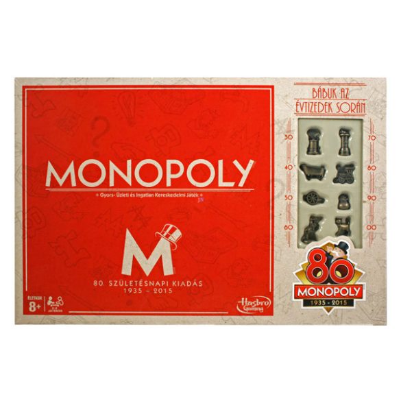 Monopoly 80 éves jubileumi kiadás