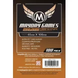 Kártyavédő tok - 65 x 100 mm - 100 darabos - áttetsző réz hátlappal (Mayday - MDG-7102A)