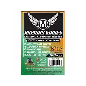 Kártyavédő tok - (100 db) - 88 mm x 125 mm - Mayday Games MDG-7129