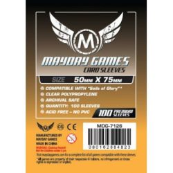   Kártyavédő tok - (100 db) - 50 mm x 75 mm - Mayday Games MDG-7126