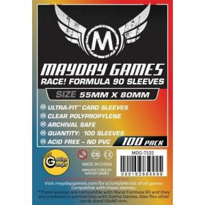 Kártyavédő tok - (100 db) - 55 x 80 mm - Mayday Games MDG-7137