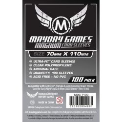   Kártyavédő tok - (100 db) - 70 x 110 mm - Mayday Games MDG-7144