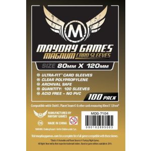 Kártyavédő tok - 80 x 120 mm - 100 darabos (Mayday - MDG-7146)