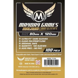 Kártyavédő tok - (100 db) - 80 x 120 mm - Mayday Games MDG-7146