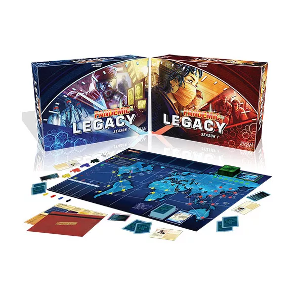 Pandemic Legacy Első évad PIROS