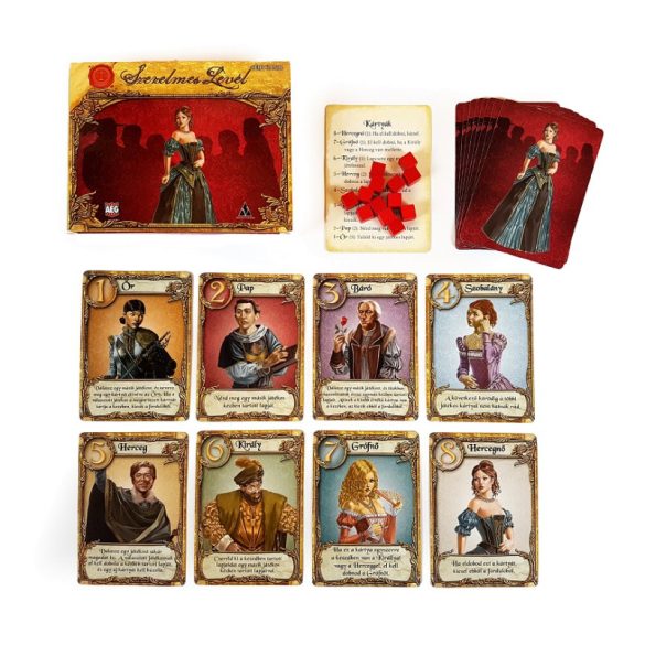 Love Letter (Szerelmes levél) kártyajáték magyar kiadás