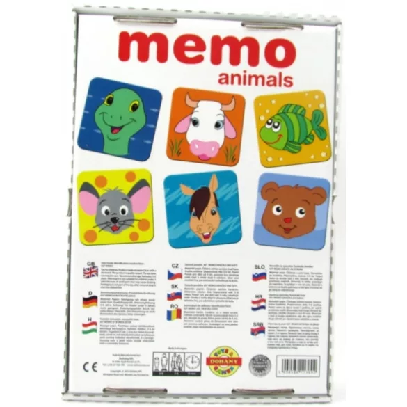 Memória játék Állatok