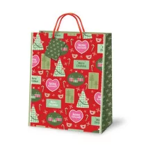 Dísztasak - Karácsonyi/madaras nagy 00460781