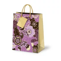 Dísztasak - Lila virágos nagyon nagy 00472463